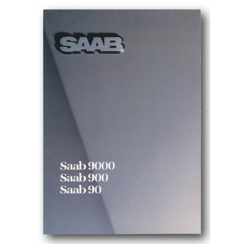 1986   Saab 90 + 900 + 900 Turbo 16 Aero + 9000   (Danish)