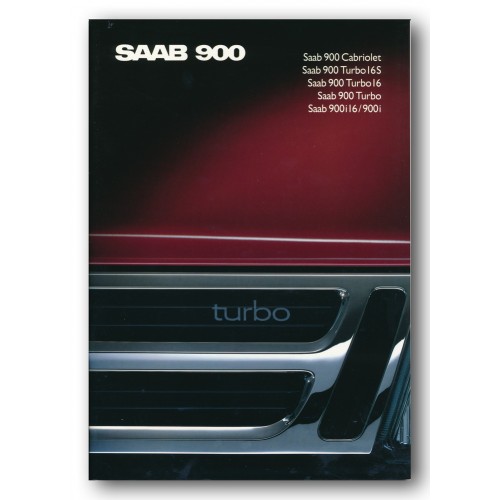 1989   Saab 900 i + i16 + Turbo + Turbo 16 + Turbo 16 S + Cabriolet   (Int-English)