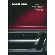 1989   Saab 900 c +  i + i16 + Turbo 16 + Turbo 16 Aero + Cabriolet   (FIN-Swedish)
