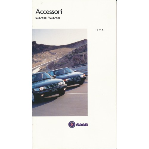 1994   Saab Accessories - 900 + T 16 S + Cabrio + 9000  (Italian)
