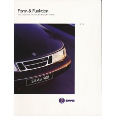 1995   Saab 900 + 9000 Form & Function Book   (German)