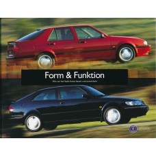 1996   Saab 900 + 9000 Form & Function Book   (German)