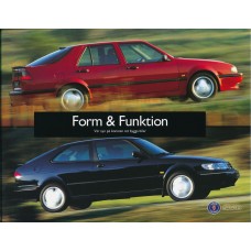 1996   Saab 900 + 9000 Form & Function Book   (Swedish)
