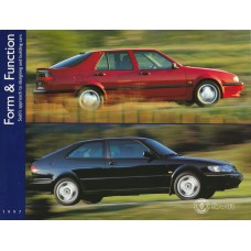 1997   Saab 900 + 9000 Form & Function Book   (English)