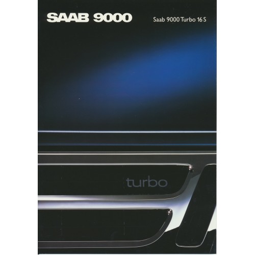 1989   Saab 9000 Turbo 16 S  (CH-German+French)