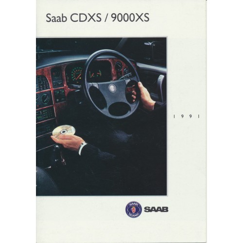 1991   Saab 9000 CD XS / 9000 XS   (GB-English)