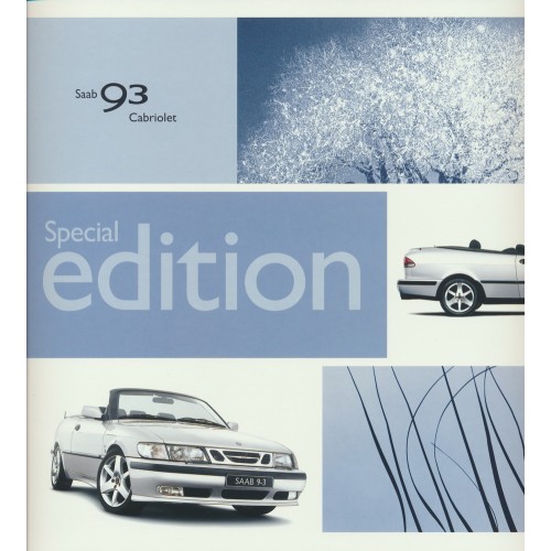 2001   Saab 9-3 Cabrio Special edition   (CH-German)