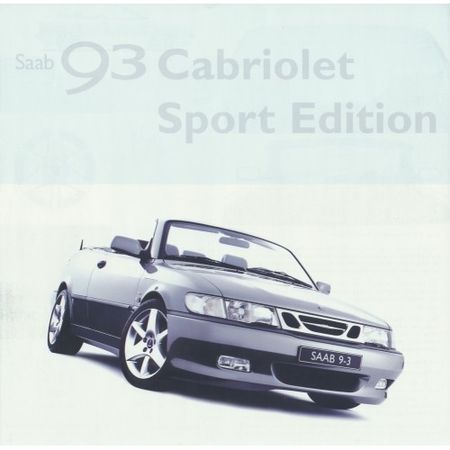 2001   Saab 9-3 Cabrio Sport Edition   (Dutch)