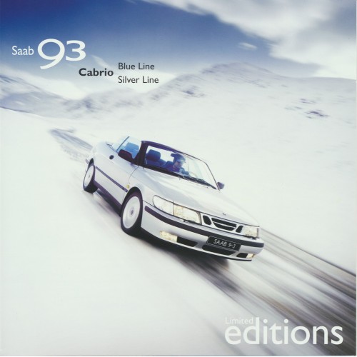 2002   Saab 9-3 Cabrio Blue Line Silver Line Limited editions   (B-French)