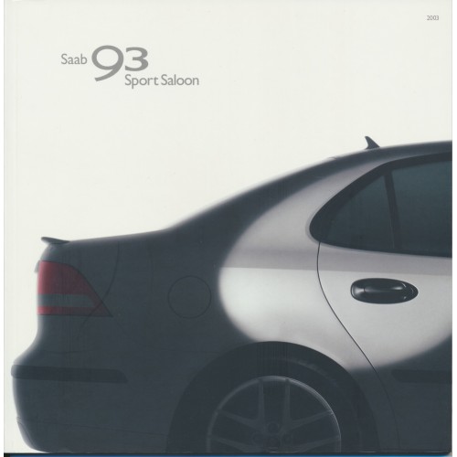 2003   Saab 9-3 Sport Sedan + Aero   (GB-English)