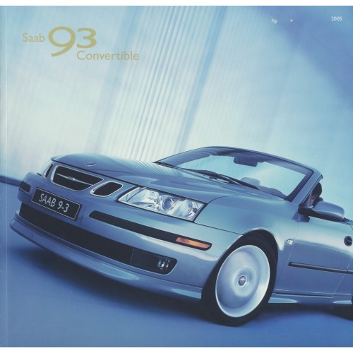2005   Saab 9-3 Convertible + Aero   (USA-English)
