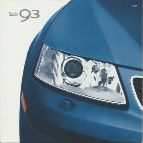 2007   Saab 9-3 Sport-Sedan + Kombi (+ Aero)   (USA-English)