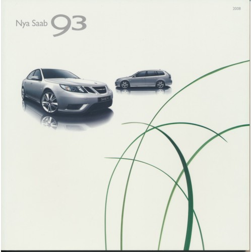 2008   Saab 9-3 Sport Sedan + Kombi + Cabrio (+Aero)   (Swedish)