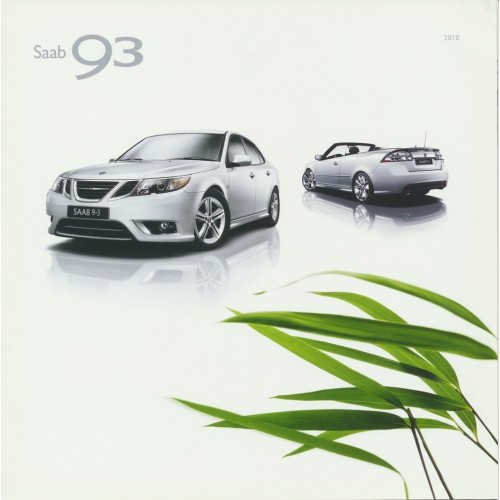 2010   Saab 9-3 Sport Sedan + Cabrio + Kombi +9-3X + Aero   (USA-English)