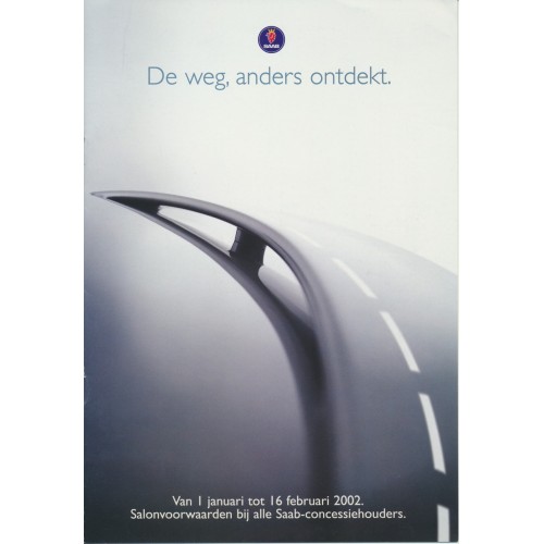 2002   Saab 9-3 + 9-5   (B-Dutch)   9-3 ANNIVERSARY / 9-3 CABRIO BLUE LINE + SILVER LINE