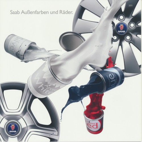 2011   Saab Colours & Wheels (9-3 + 9-3X + 9-5 NG)   (German)