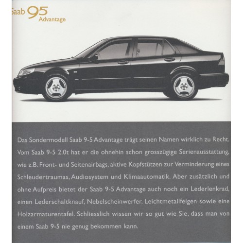 1999   Saab 9-5 Advantage (Sedan)   (CH-German)