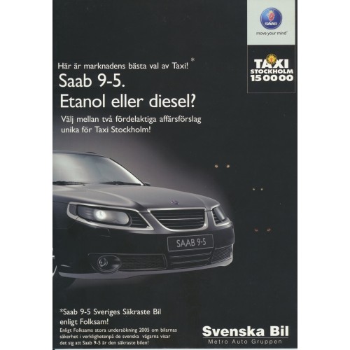 2007   Saab 9-5 Taxi   V2   (Swedish)