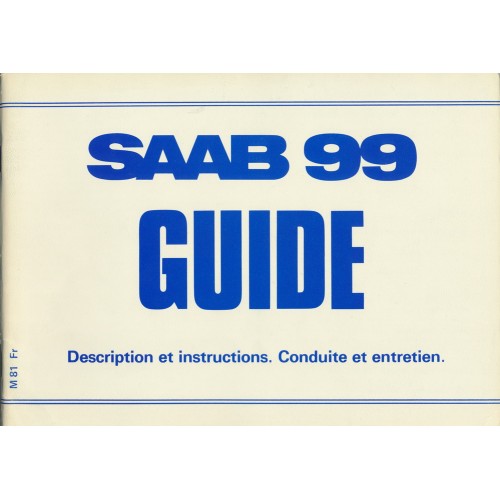 1981   Saab 99   (French)