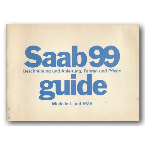 1973   Saab 99 L + EMS   (German)